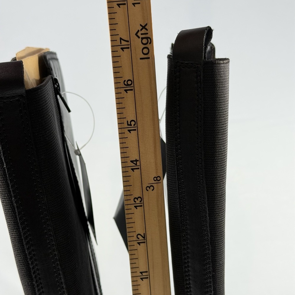 Naturalizer Size-7M‎ Women's Brent Wide Calf Knee High Boot Black $285 - Picture 6 of 10